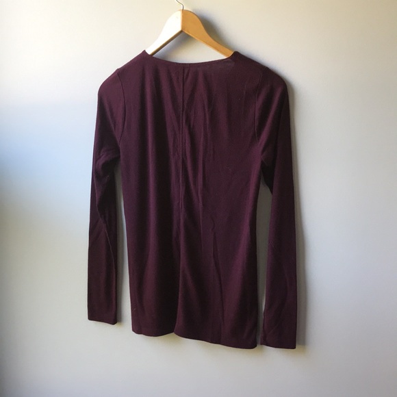 Kismet maroon Henley long sleeve ladies xs - Picture 4 of 4